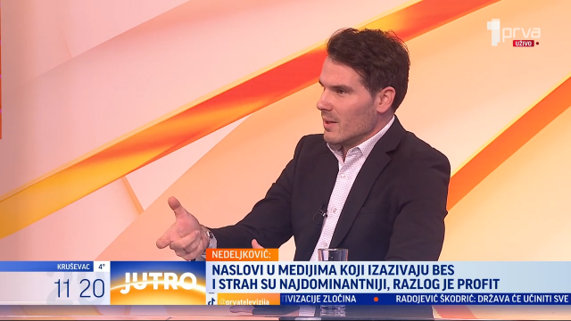 Marko Nedeljković TV Prva Jutarnji program