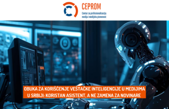 Obuka za korišćenje veštačke inteligencije u medijima u Srbiji 12. i 13. decembra 2025.